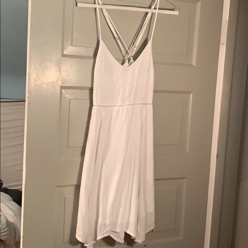 White Abercrombie Dress, size small